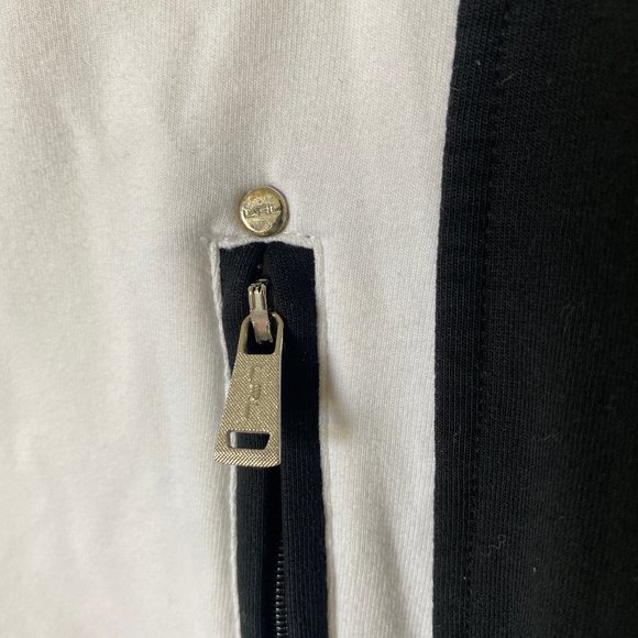 L-RL Ralph Lauren Active Womens Sweater Athleisure Size M Colorblock Zip Up - Picture 6 of 13